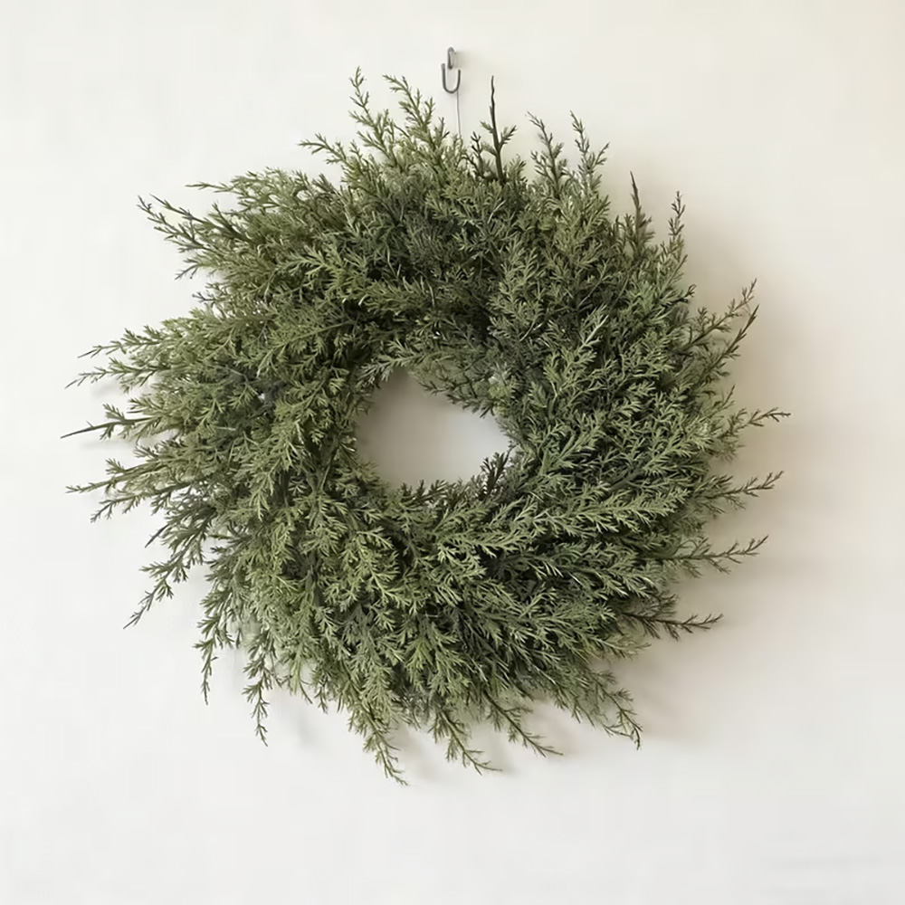 Guirlanda de Natal barata do Temu - decoração de porta